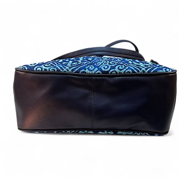 Vera Bradley Vivian Hobo Cuban Tiles Bag W/Wallet Convertible Hobo Faux Leather - Picture 10 of 10